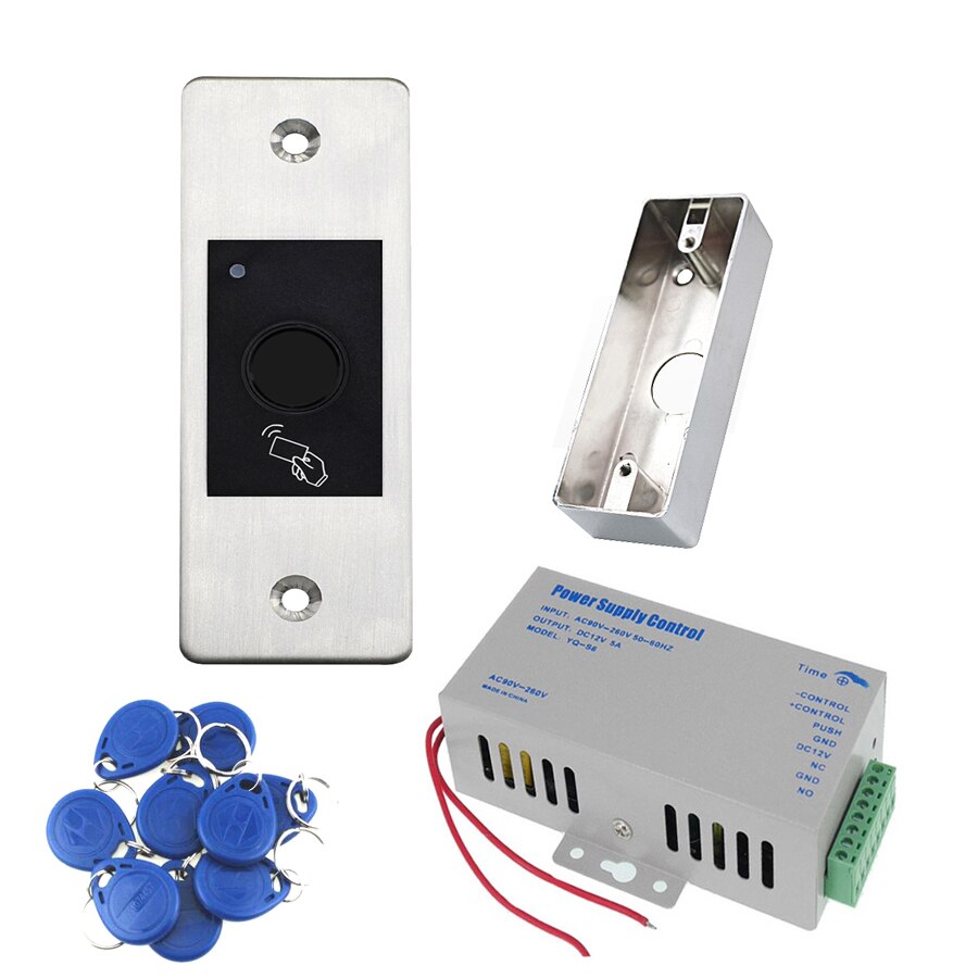 IP66 Outdoor Fingerprint Access Control Biometrics Reader IDCard 125KHZ Gate Automation Systems Keyless Door lock Access Control