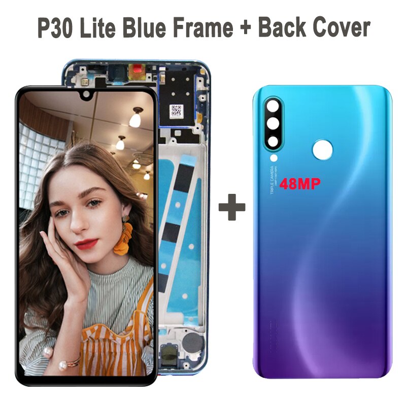 100% ha provato l'esposizione 2312*1080 per la sostituzione LCD MAR-LX1 LX2 AL01 dell'assemblea del convertitore analogico/digitale del Touch Screen di Huawei P30 Lite / Nova 4e: Advanced Blue