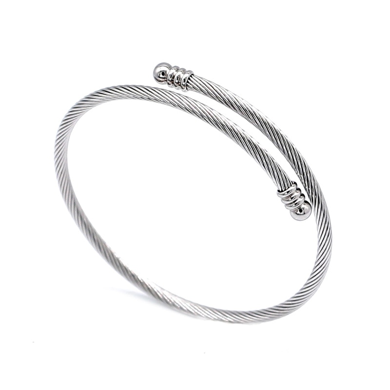 Aiovlo réglable En Acier Inoxydable bricolage Bracelet à breloques & Bracelet Accessoires Fine Bracelet Bijoux pour Femmes