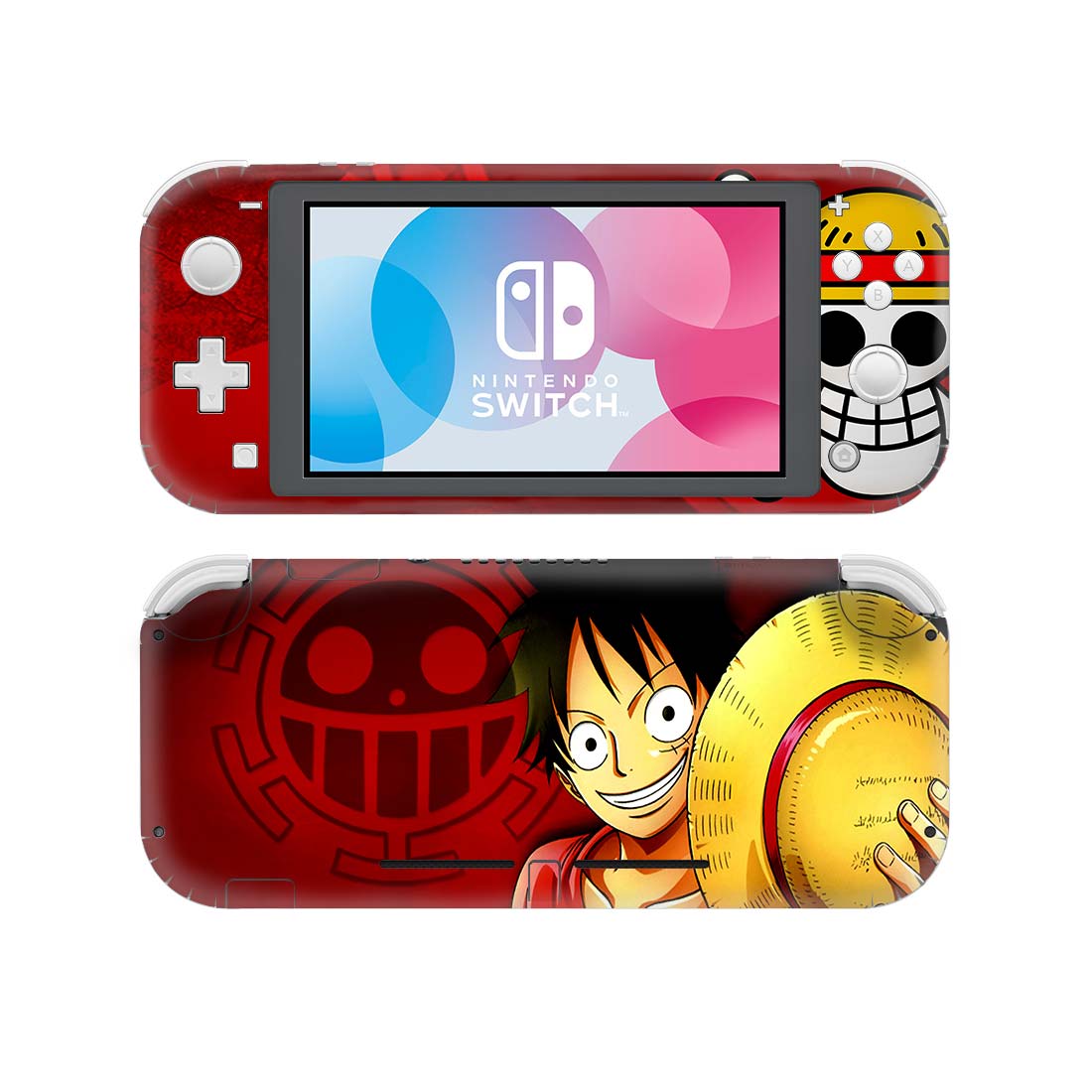 Adesivo Skin in vinile stile Luffy One Piece per Nintendo Switch Lite NSL pellicola protettiva Cover Skin 15 stili disponibili: Style 10