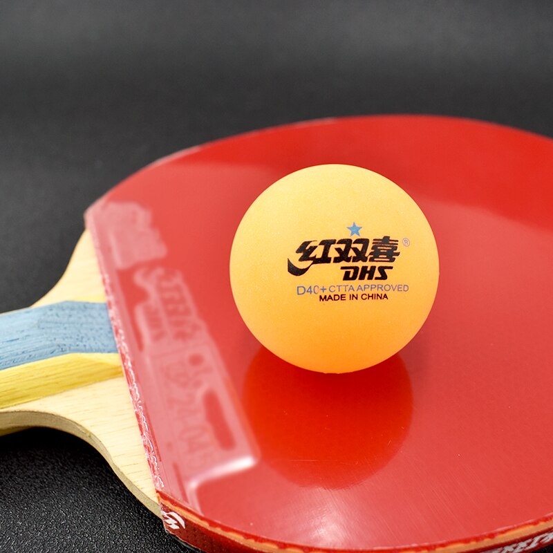 DHS Ping Pong 10 Packing Competition Training Ping-pong Material Seamed D40+ PP Ball Table Tennis Ball