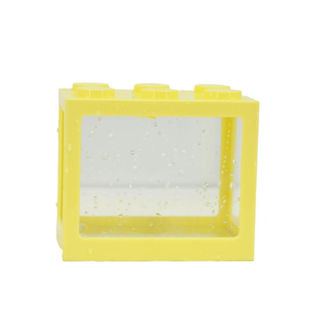 Small Fish Tank Functional Goldfish Shrimp Small Fish Tank Easy to Disassemble Wide Application Mini Fish Bowl