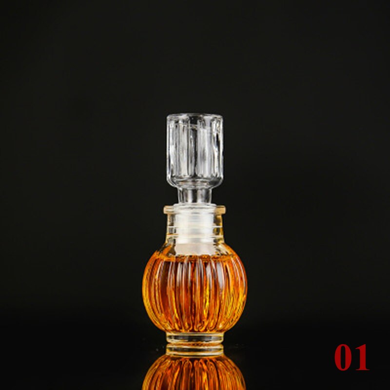 1 pièces petite maison fête whisky bouteille de vin clair vin décanteur GLA-137: 01