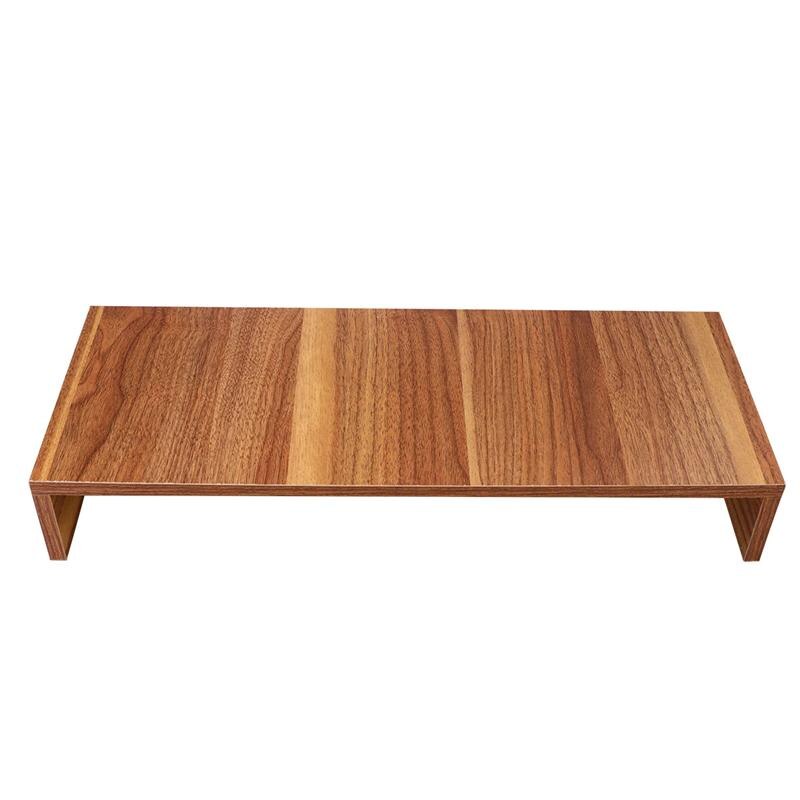 Multi-function Desktop Monitor Stand Computer Screen Riser Thicken Board Rack Laptop Stand Desktop Notebook TV Shelf (White): Brown