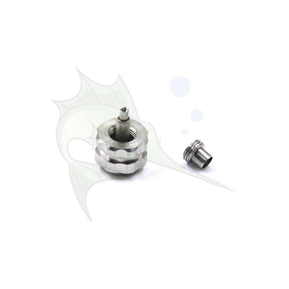 Ur reparation del tilbehør sølv ur krone udskiftning til casio  ef550d ur reparation 3.3mm 3.8mm ur krone