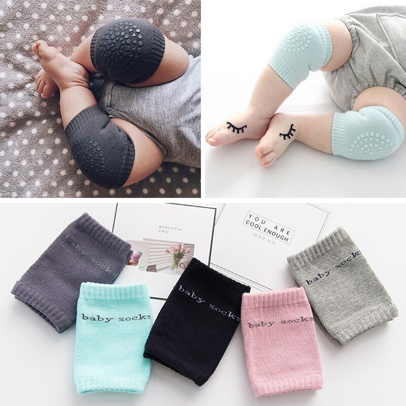 1 Paar Baby Kids Veiligheid Kruipen Elleboog Kussen Zuigelingen Peuters Knie Veiligheid Pads Protector Knie Sokken Baby Meisje Beenwarmers