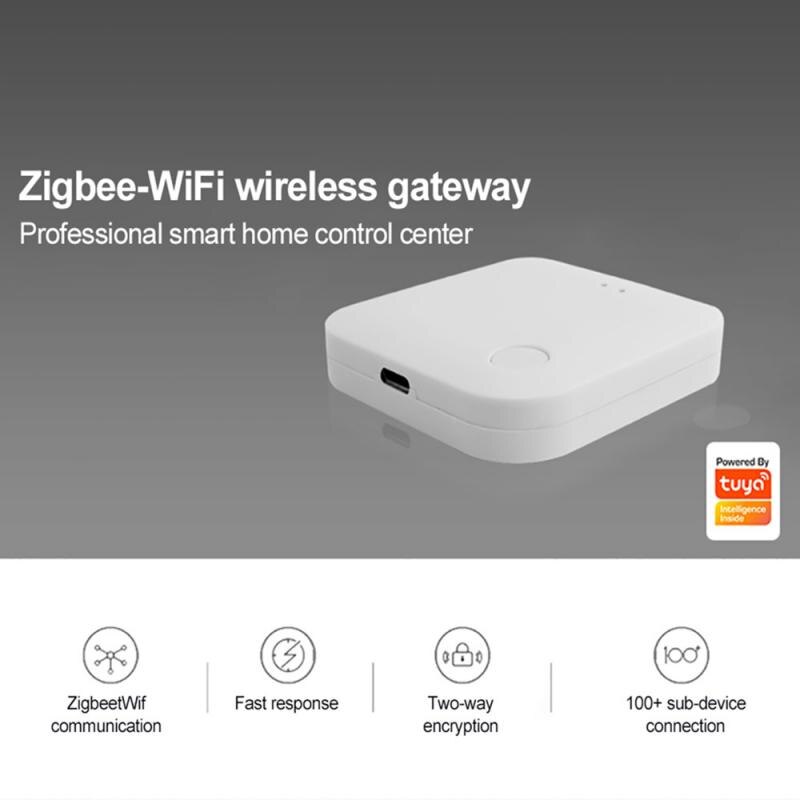 Smart Home Control Gateway Tuya Intelligence Linkage Graffiti Smart Gateway Multi-Function Tuya Smart Zigbee+Wifi Gateway