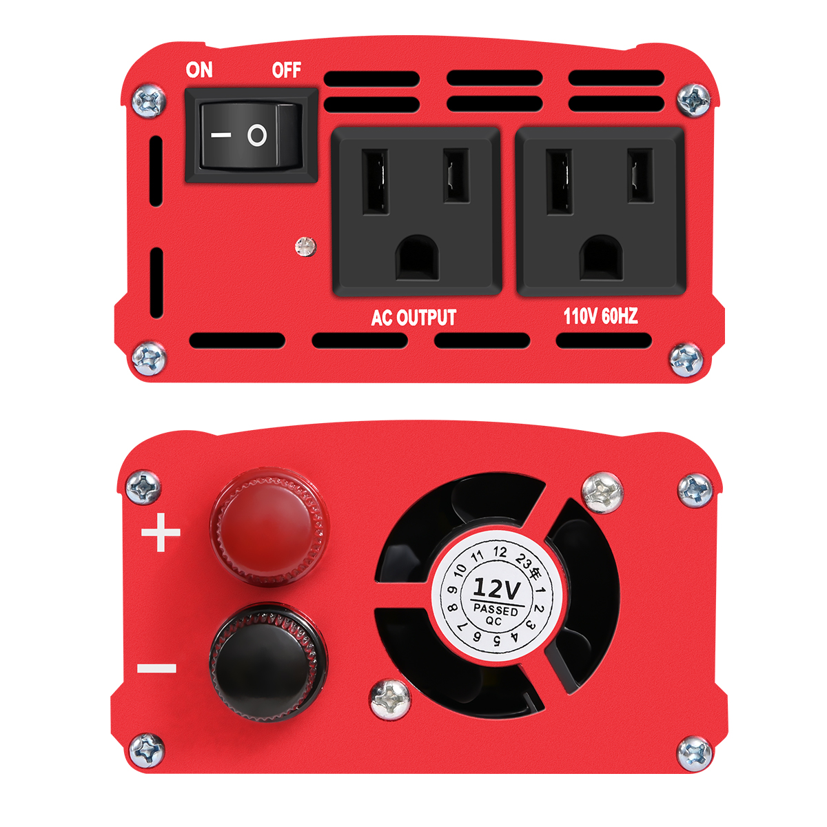 Inverter 12v, 24V 600W 1500W 2000W 2500W, portable vehicle-mounted household converter, universal socket, auto accessories