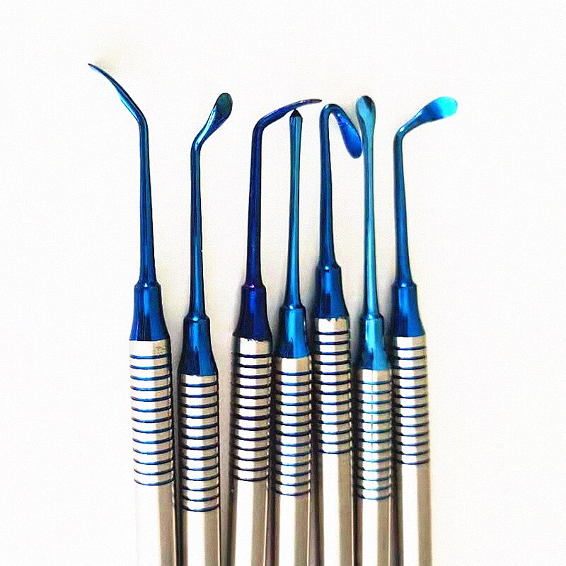 7Pcs Dental Implant Sinus Lift Lifting Elevator Instrument Tool Stainless Steel Double Ends Autoclavable