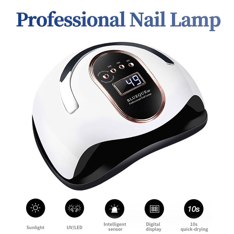 Led Lamp Nagel Droger 36 Leds Uv Lamp Voor Drogen Gel Polish 10/30/60/99S Timer Auto Sensor Nial Lamp Voor Manicure: VS