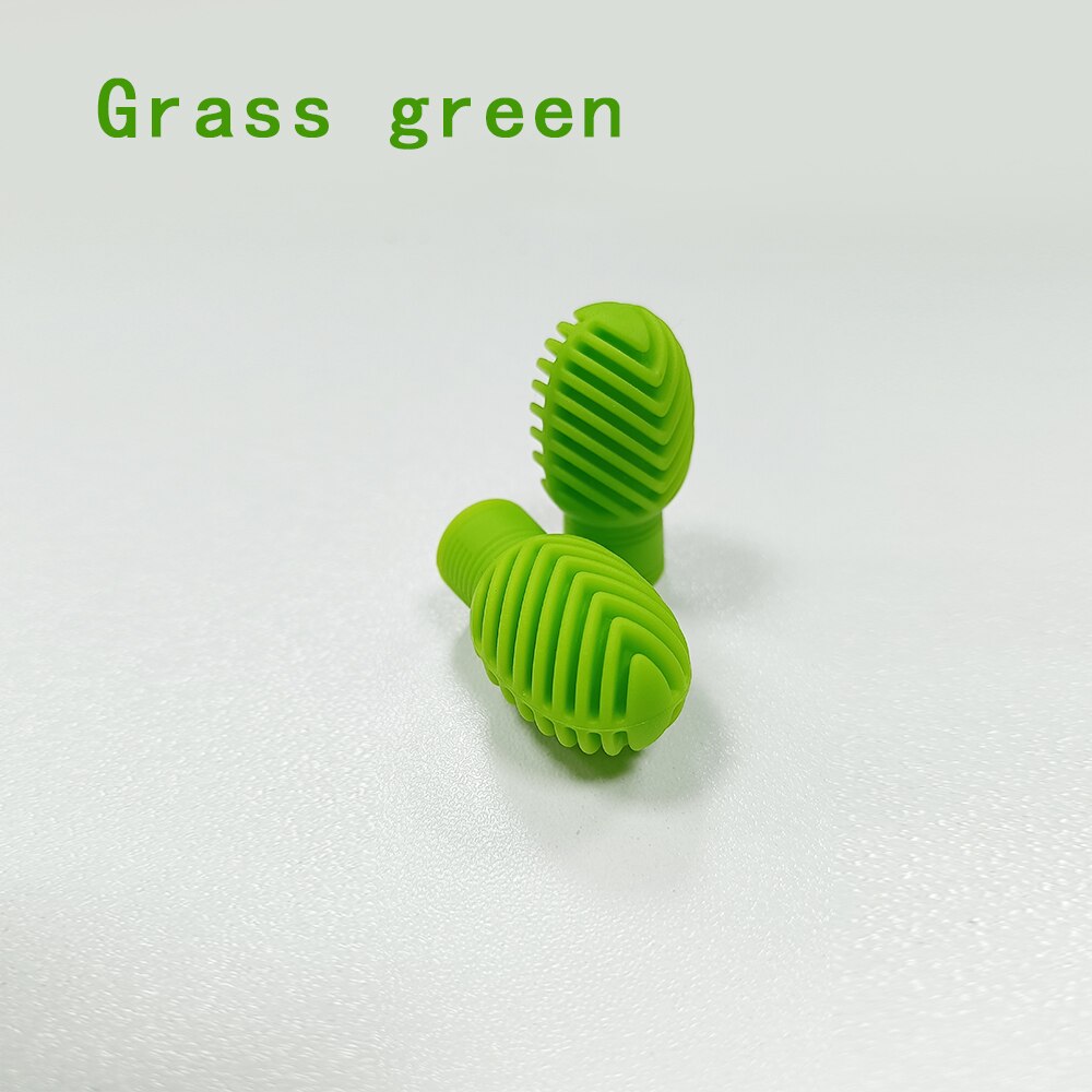 Drum Cap 2 Stuks Siliconen Drum Cover Drum Hoofd Bescherming Mute Cap Jazz Snare Drum Elektronische Mute Drum Praktijk: grass green - two