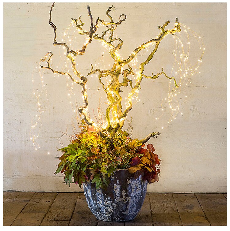 As Shown In The Figure, 280 Led Vines Lights, Copper Wire Branch Lights, Led Romantic String Lamp Wedding