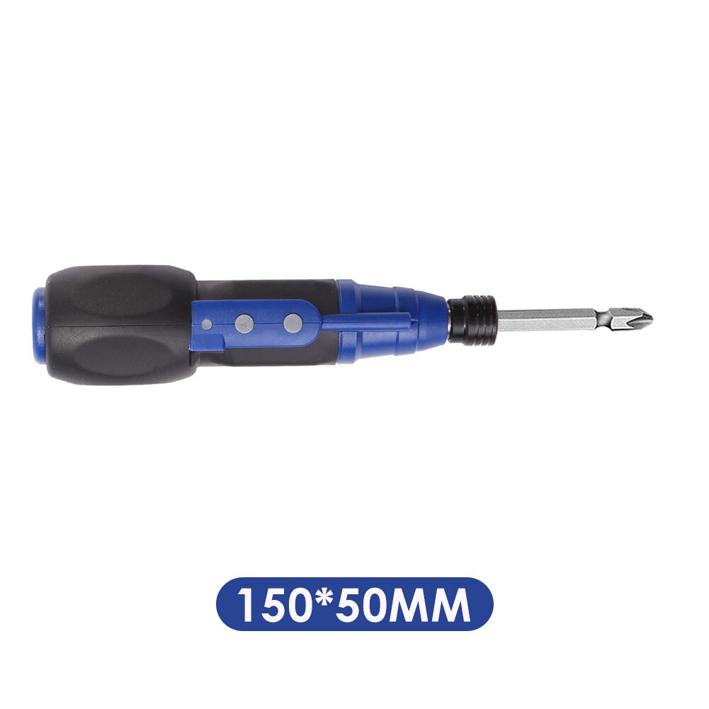 Mini Electric Screwdrivers Drill Homes DIY Strong Big Torque USB Charging Toughness Electric Portable Power Tools: Blue