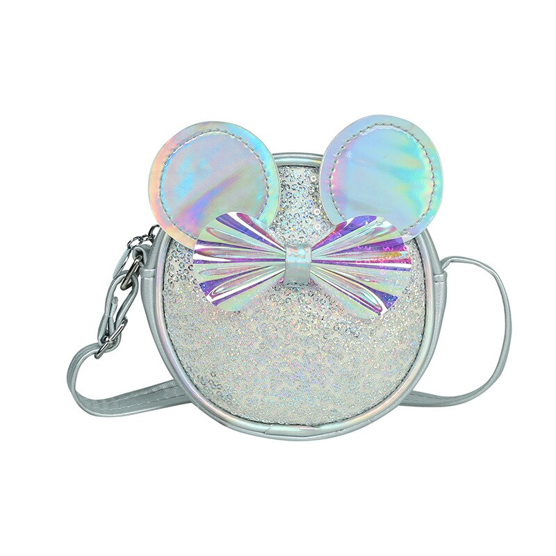 Leuke Kids Portemonnees En Handtassen Mini Crossbody Baby Kleine Coin Pouch Kawaii Meisje Pailletten Portefeuilles Clutch Bag