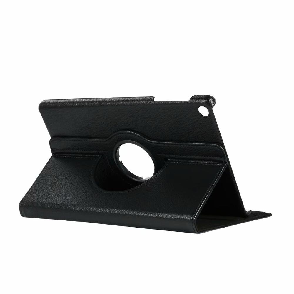 360 Rotating Case for Samsung Galaxy Tab A 10.1 T510 T515 Stand PU Leather Cover for SM-T510 SM-T515 10.1inch case+film+pen