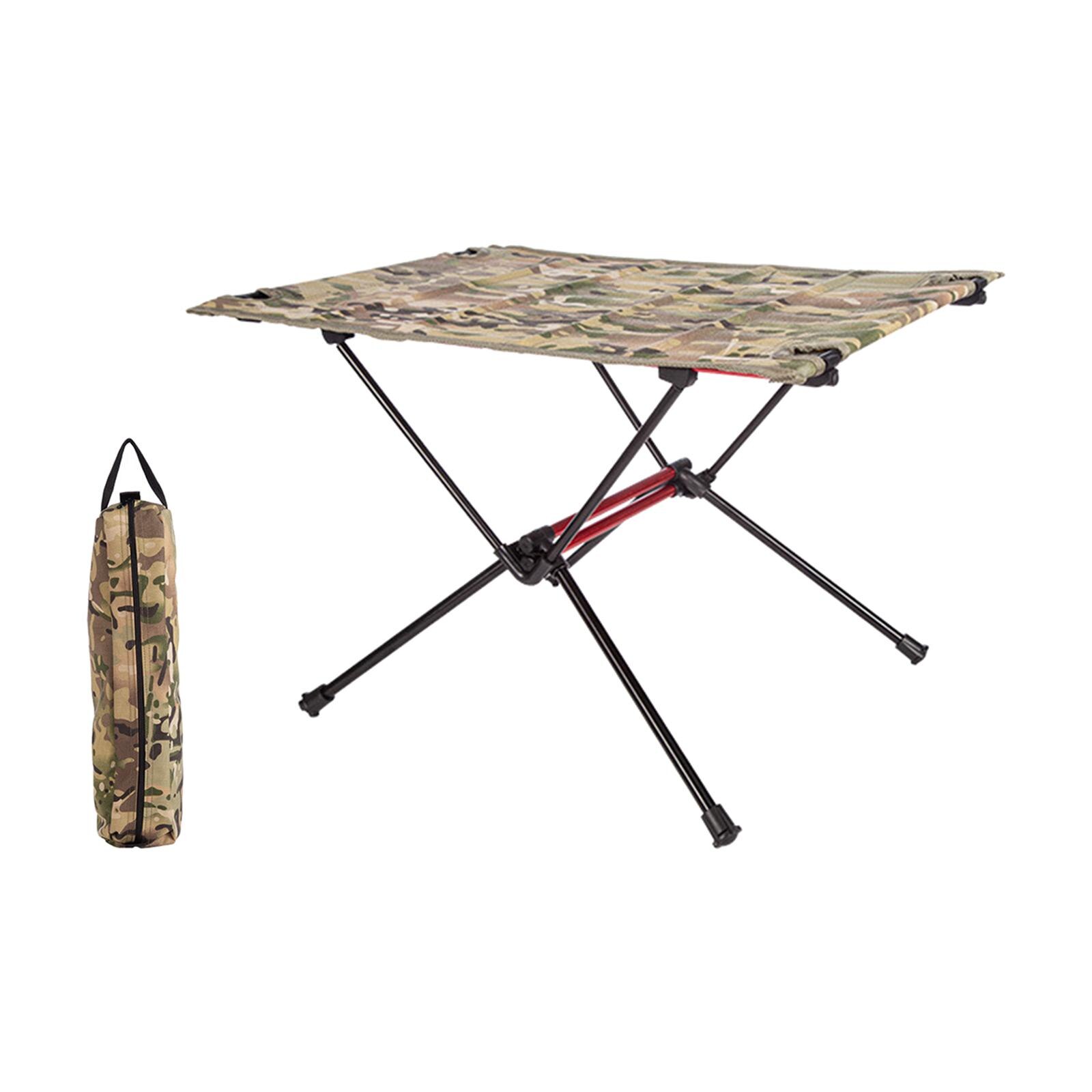 Camping Table Folding Table Aluminum Patio Furniture Waterpoof Fishing Beach Grill Cooking Station Desk Outdoor Picnic Cooking: Camo