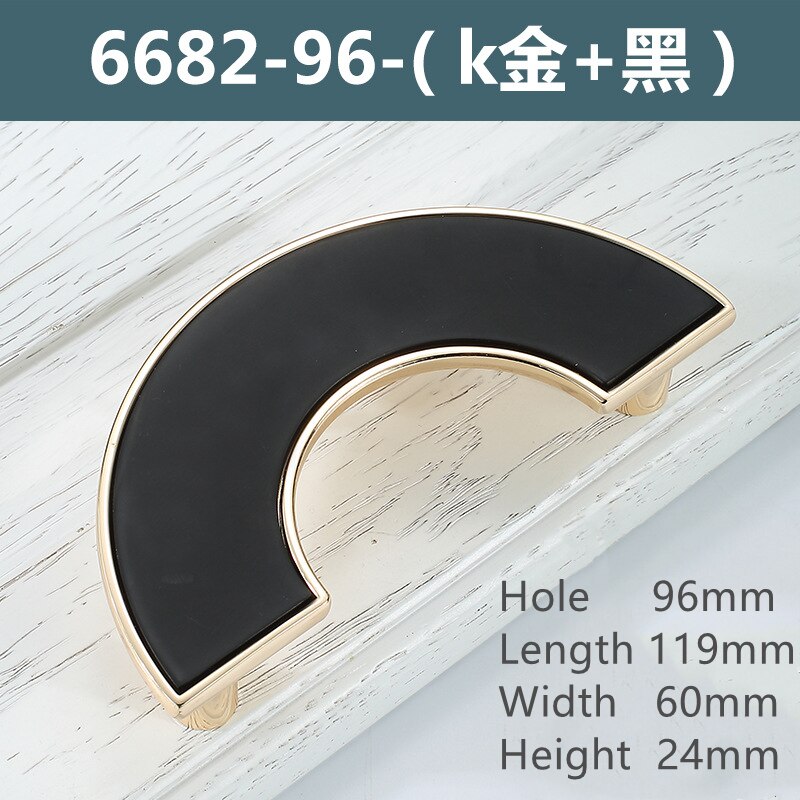 Moderne Eenvoudige Halfronde Kast Deurgrepen Garderobe Badkamer Kast Lade Knoppen En Trekt Furniture Hardware: Blauw