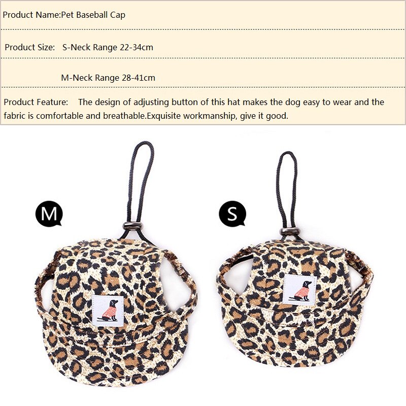 Gestreepte Camouflage Bloemen Hond Cap Pet Accessoires Kat Puppy Decoratie Honden Hoed Voor Hond Piek Cap S/M 8 ontwerpen Pet Caps