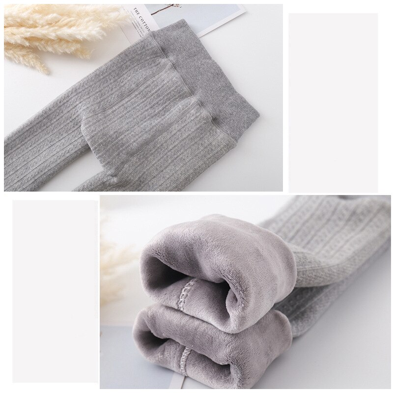 Meisjes Winter Leggings Plus Fluwelen Verdikte Broek Kinderen Kasjmier Broek Bovenkleding Slanke Warme Kinderkleding Katoenen Broek