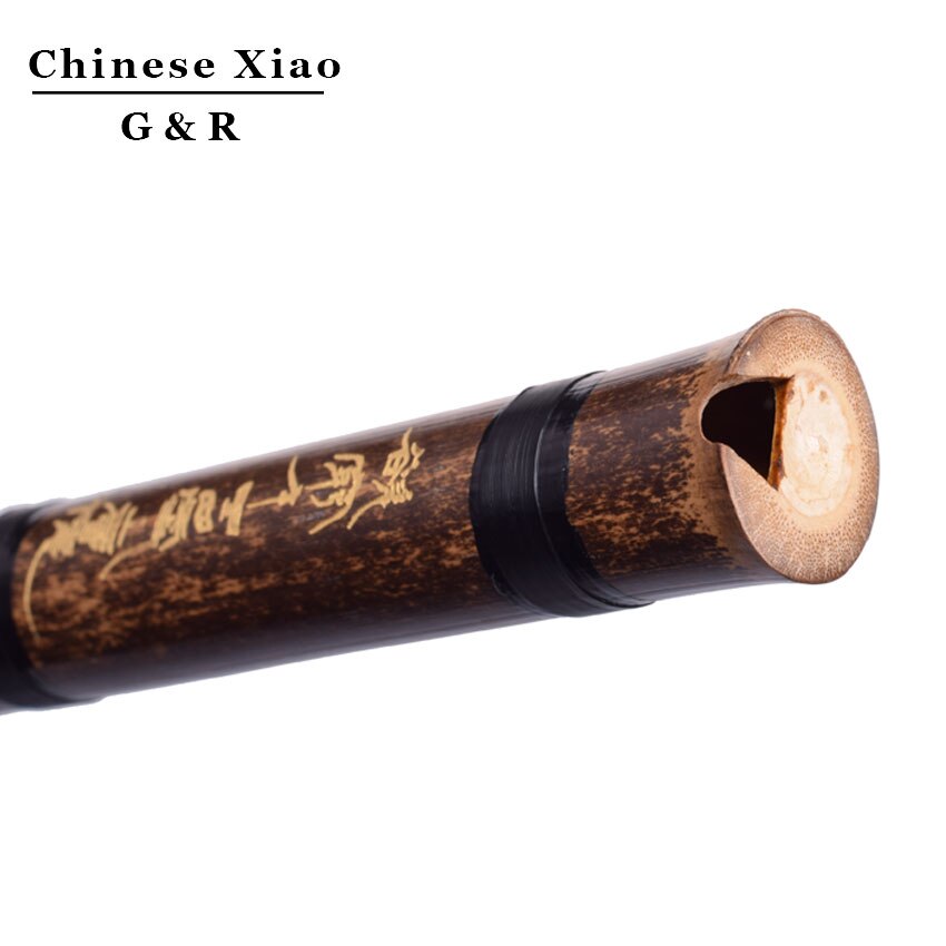 Chinese Vertical Bamboo Flute 8 Holes Xiao Accurately Tuned Chromatic Musical Instrument G/F Key Dong Xiao For Beginners Flauta