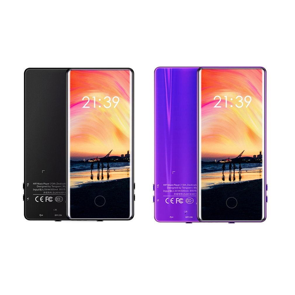 C18 Full Screen Touch Mp5 Walkman Student Mp4 Lossless Sound Mp3 Ultra-Thin Mp6 Convenient Walkman