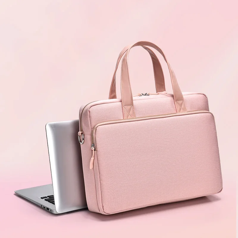 Stødsikker messenger laptop taske 14,15,16 tommer, håndtaske dokumentmappe mand dame skuldertaske til macbook notebook tablet pc taske: 13 " / Kongeblå