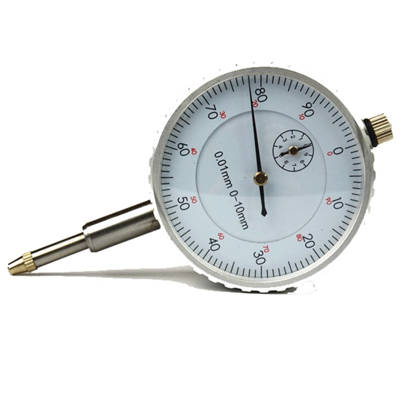 Precision Dial Indicator Gauge 0-10mm Meter Precise 0.01mm Resolution Indicator Gauge Mesure Instrument Tool Dial Gauge