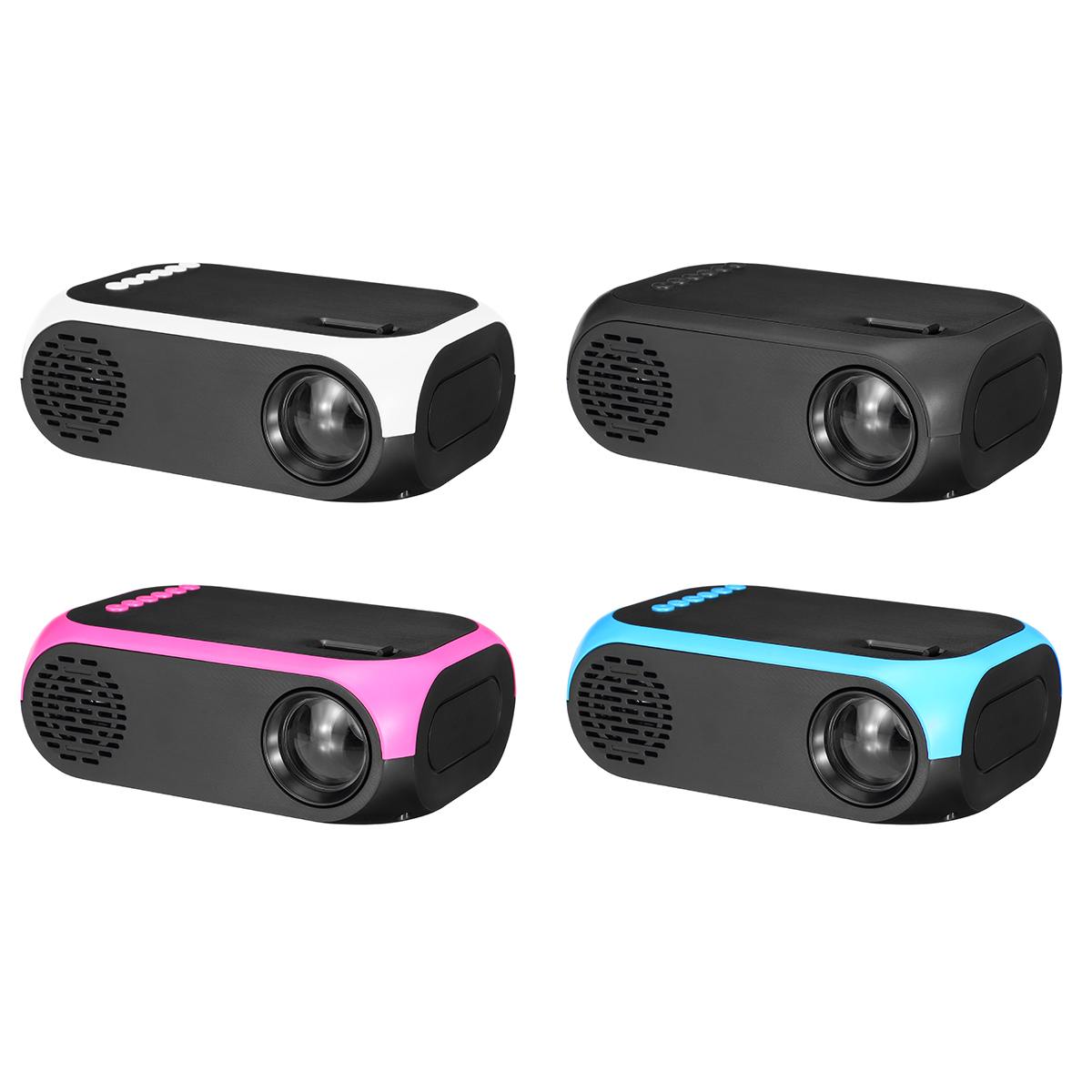Mini projector 1080p HD USB TF Portable Cinema Projector Home Theatre System Support 3D Movie Household Projector