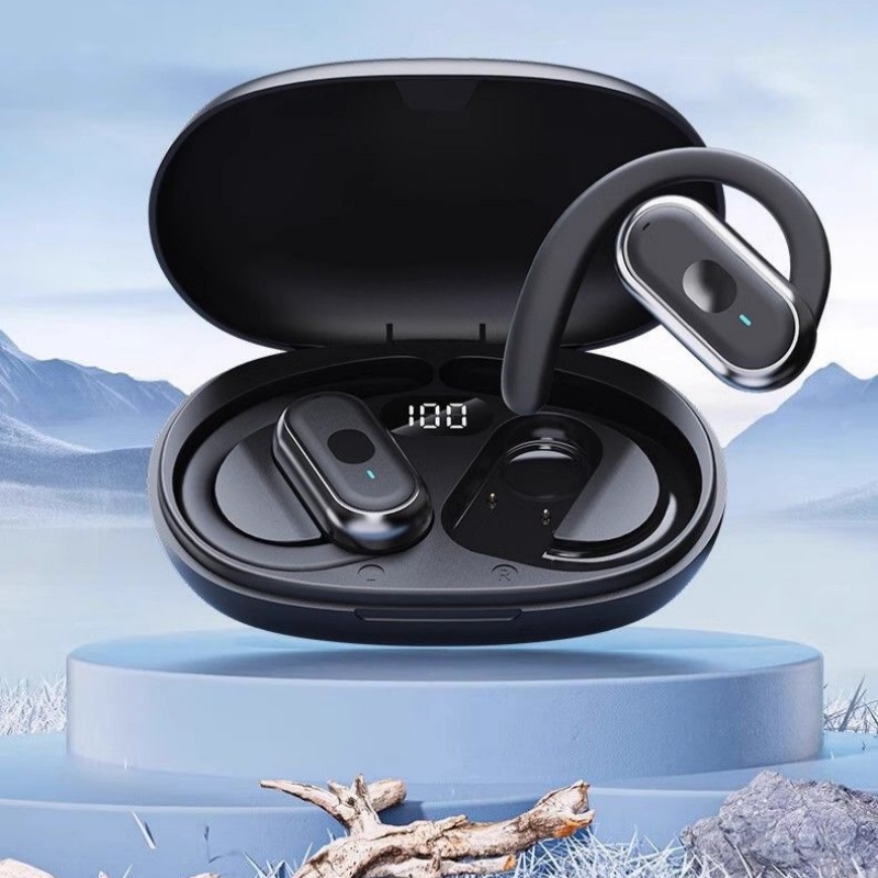 ANC Wireless Bluetooth 5.3 Kopfhörer App Noise-Cancelling Call Kopfhörer Wasserdichtes Sport-Gaming-Touchscreen-Headset