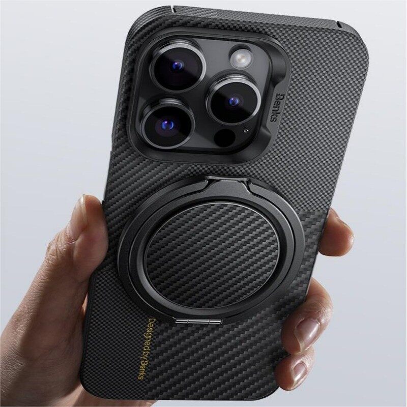 Benks Magnetic Ring Holder for iPhone 0.39mm ultra thin metal stand 360° Rotating phone ring holder iPhone 12/13/14/15/16