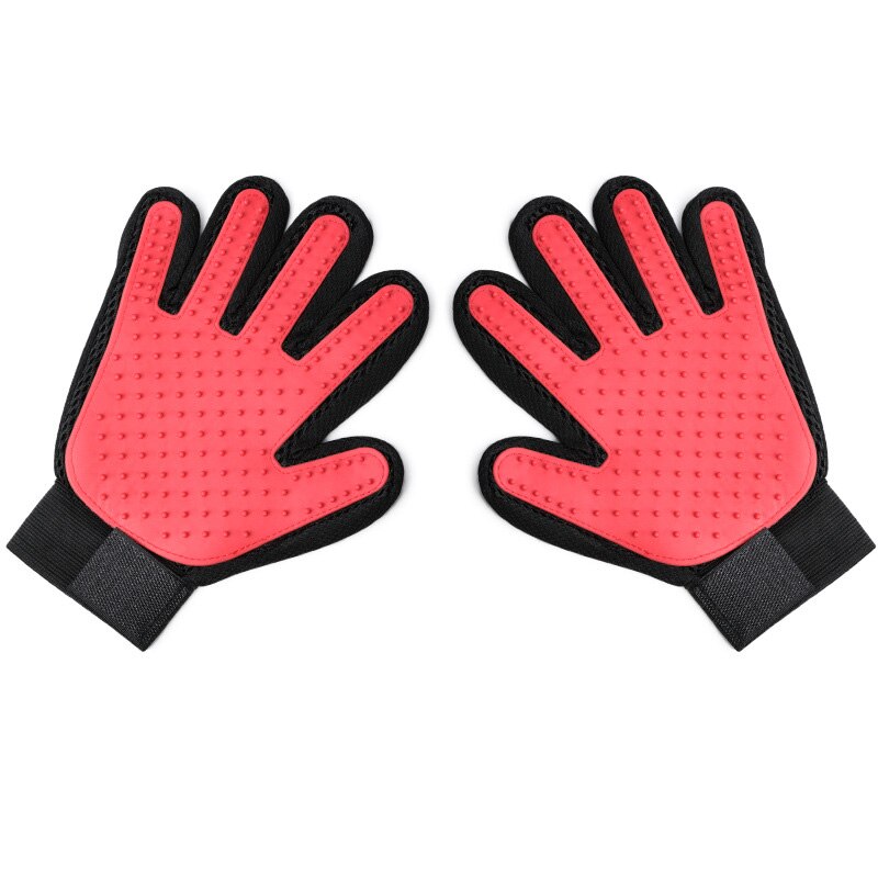 Pet Handschuh Katze Pflege Handschuh Katze Haar Deshedding Pinsel Handschuhe Hund Kamm Katzen Bad Sauber Massage Haar Entferner Bürste für pet Tier