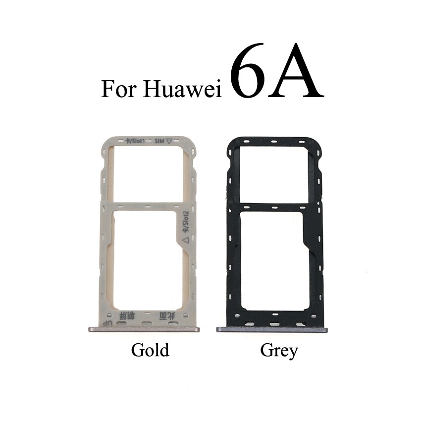 YuXi Sim Card Tray For Huawei Honor 5C 5X 6A 6X Sim Card Slot Tray Holder Micro SD Adapter Replacement Parts