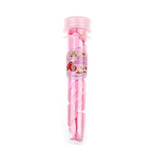 Papel de jabón de viaje para lavado de manos, papel de jabón desechable portátil para exteriores, Mini papel de jabón para lavado de manos para niños: Rosa