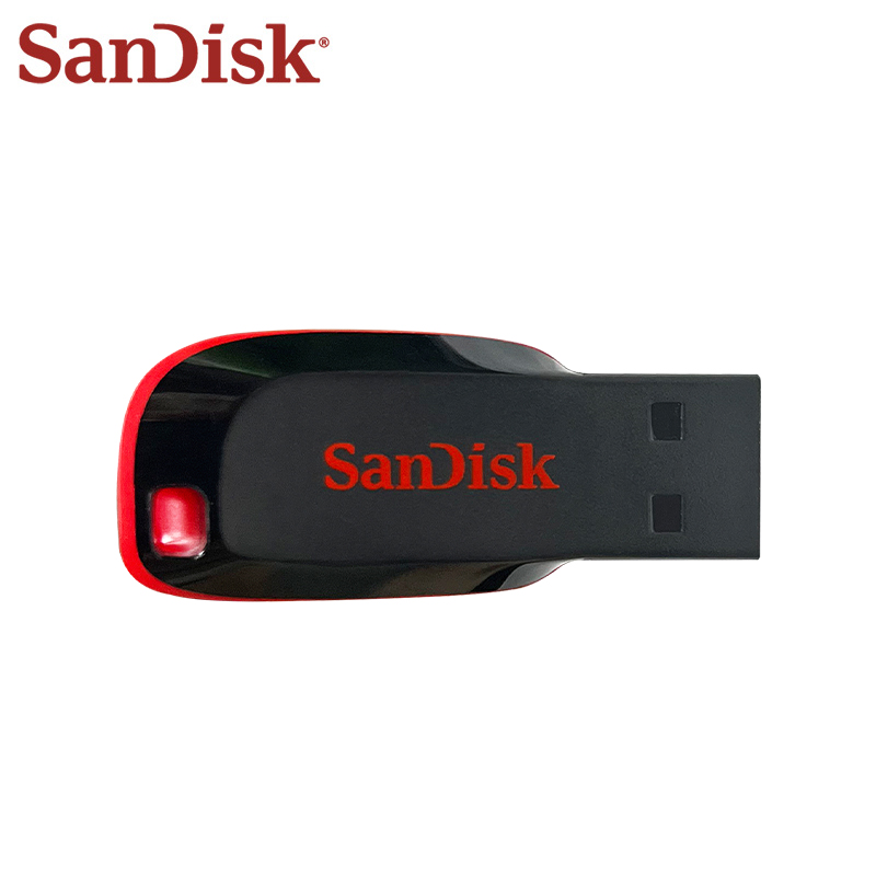 SanDisk Cruzer Blade USB 2.0 CZ50 USB Flash Drive 128GB 64GB 32GB 16GB Originele Pendrive basisopslag Memory Stick U Disk