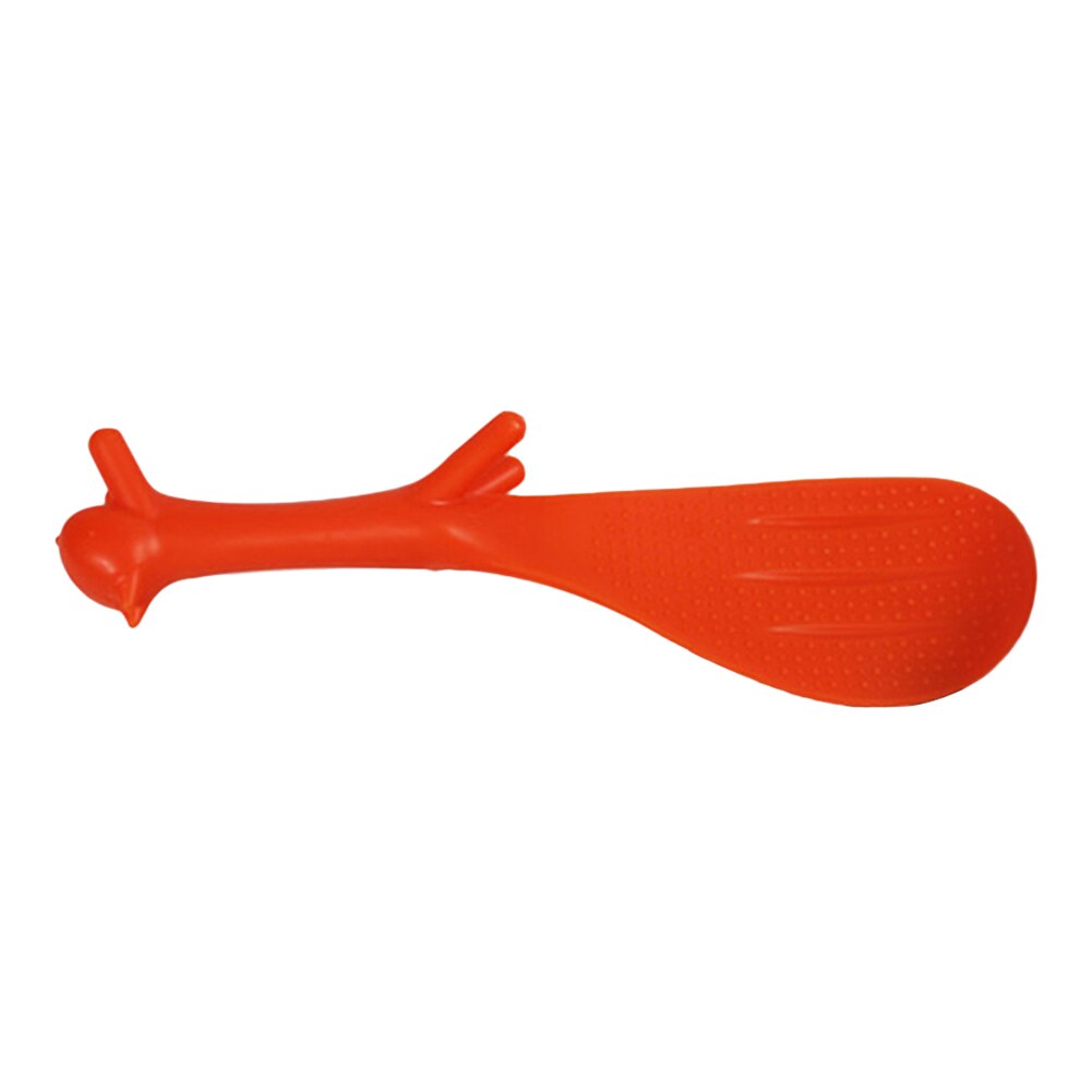 Söt tecknad non-stick ekorre form sked ris skopa slev kök matlagning verktyg: Orange