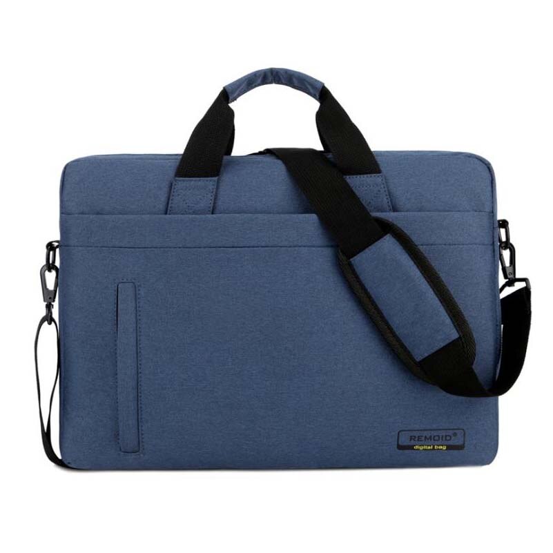 Laptop Bag 15.6 Inch Waterproof Notebook Bag For Women Men Computer Shoulder Crossbody Handbag Briefcase Bags For Documents: blue