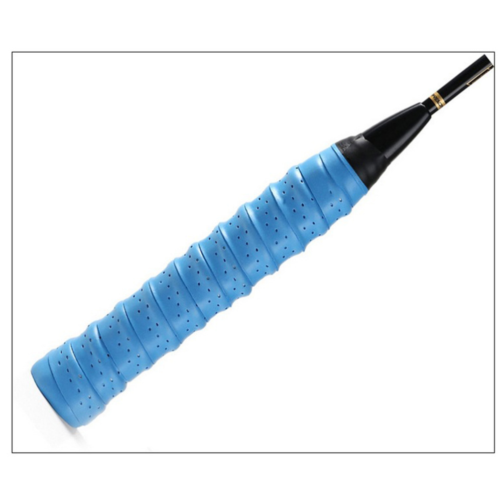 10 stücke Tennis Badminton Schläger Griff Band Anti Schläger Griff wickeln über Band für Sport Angelrute springen Seil (gelegentliche farbe)