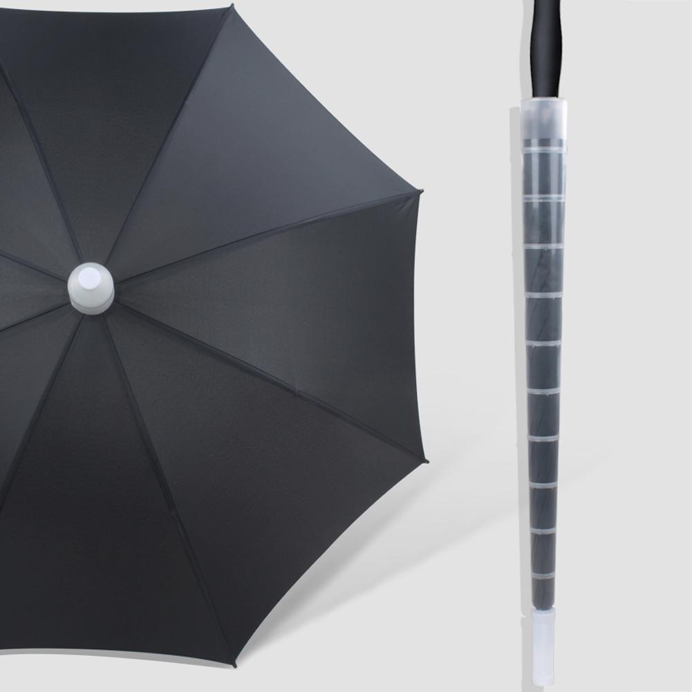 1pc 70/80cm Umbrella Waterproof Cover Transparent Sleeves Plastic Non-Drip Retractable Umbrella Sleeve Telescopic Drip-Proof Cap