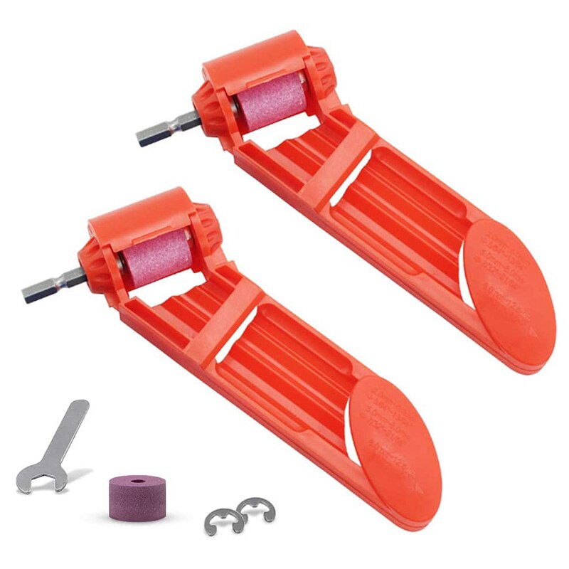 2.0-12.5mm Portable Drill Bit Sharpener Corundum Grinding Wheel Bit Tool Twist Drill Bit Sharpening Machine Grinder Wheel Tool