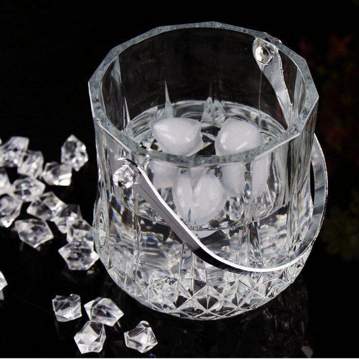 Acryl ijsemmer transparant plastic ijsemmer champagne emmer PMMA ijs koeler