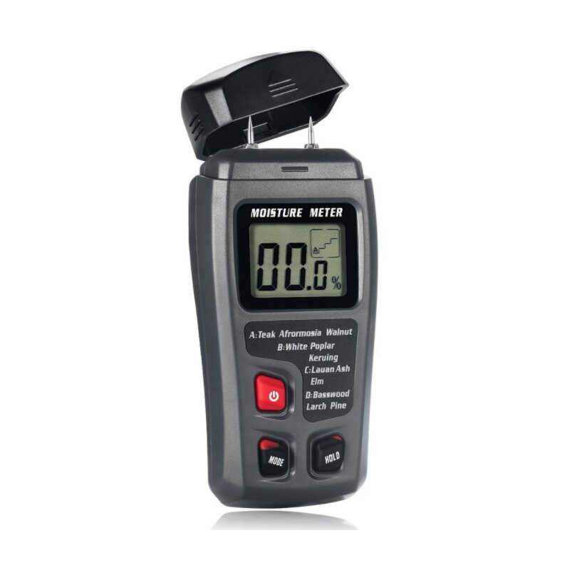 EMT01 Portable Wood Moisture Meter Hygrometer Timber Tree Density Digital Electrical Tester Measuring wooding tool MT10