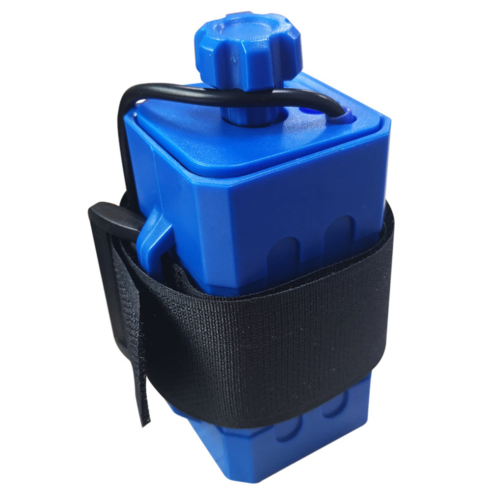 4/6x18650 Lithium Battery Pack Charger Box LED Indicator Waterproof Safety Cycling Battery Case Holder for Bike Light Headlamp: Yellow