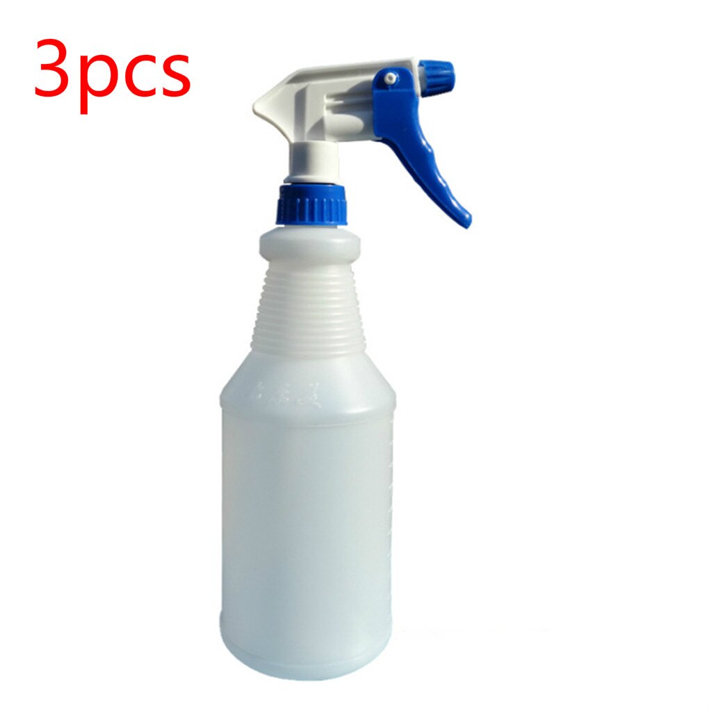Thicken Plastic Spray Bottles Leak Proof 500ML Scale Line Watering Can for Gardening Color Random: 3pcs