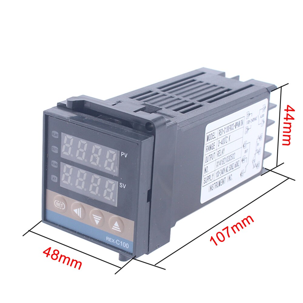 Mutil-Eingang Wirtschaftlich Digital PID Temperatur Controller K typ Eingang solid state Relais SSR relais Ausgang REX C100 Rex-C100