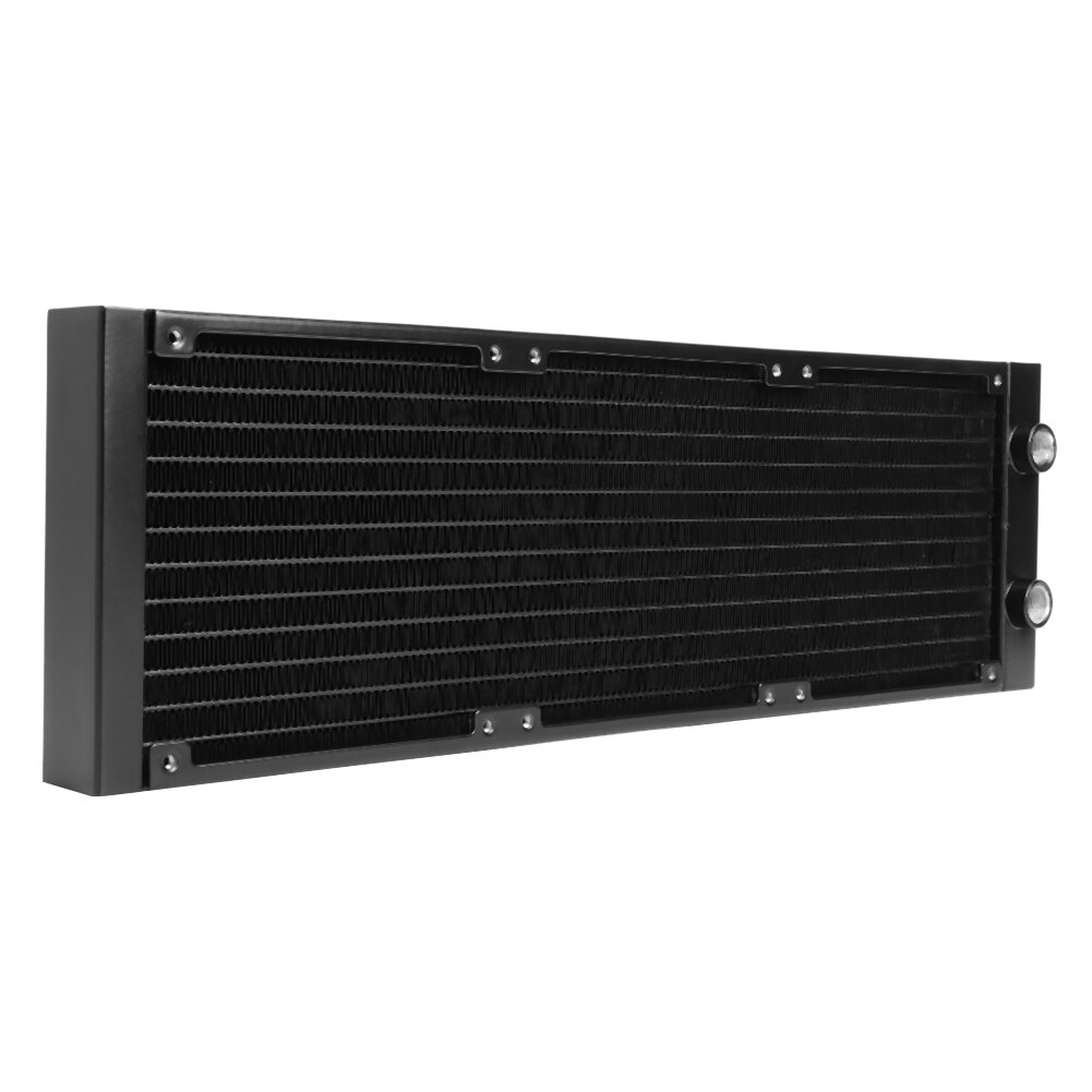 PC Water Cooling 12 Tubes Aluminum Radiator CPU Heat Sink Exchanger For Computer Water Cooling