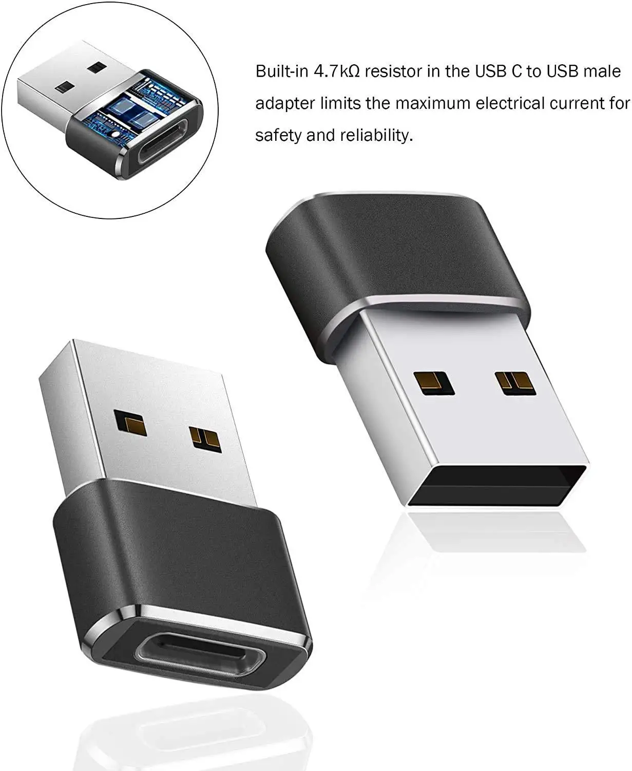 USB otg Stecker zu Typ C Buchse Kabel adapter Stecker Konverter Ladegerät für iPhone 11 12 13 14 Pro Max Apple MacBook Computer