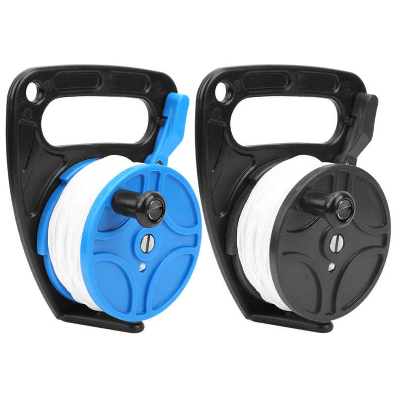 Diving Reel Multi-Purpose Portable Diving Equipment with Handle Buckle Combination 289FT High Strength