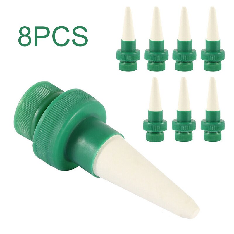 8/12 set Drip Irrigation Watering System Automatically Humidifier Drip Water Dispenser Plants Waterer Bottle Dripper: 8Pcs