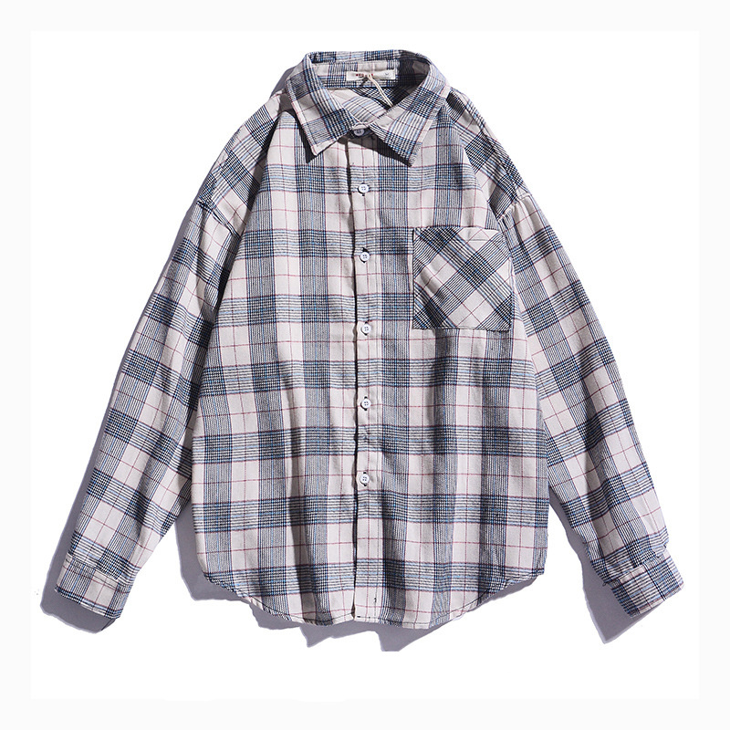 BOLUBAO hommes à manches longues chemise à carreaux automne hommes confortable Section mince chemise mâle affaires décontracté dessus de chemise: Gray / XXXL