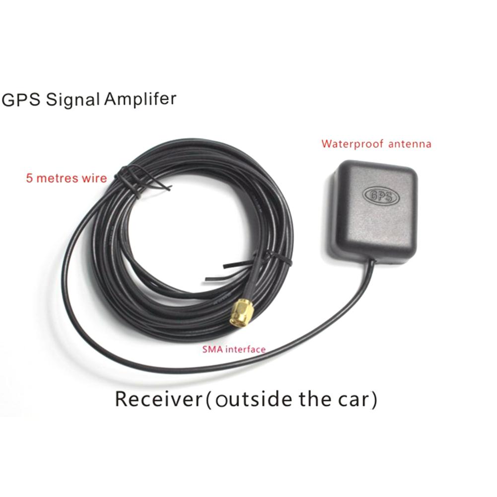 12V Auto Gps Antenne Versterker ANT-1573 SMA USB5V Sigarettenaansteker 0.03 Stroomverbruik Verbeteren Gps Signaal Antenne buiten Auto